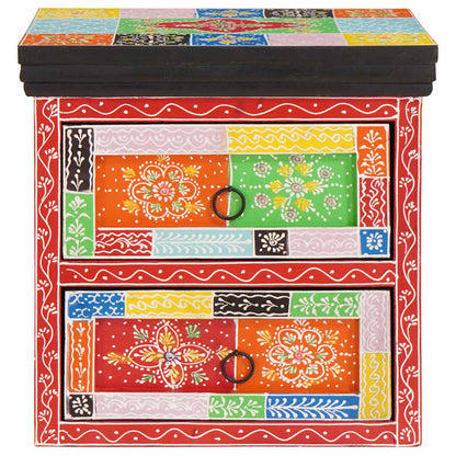 Bedside Cabinet with Drawer 2 pcs Multicolour 40 x 30 x 40 cm