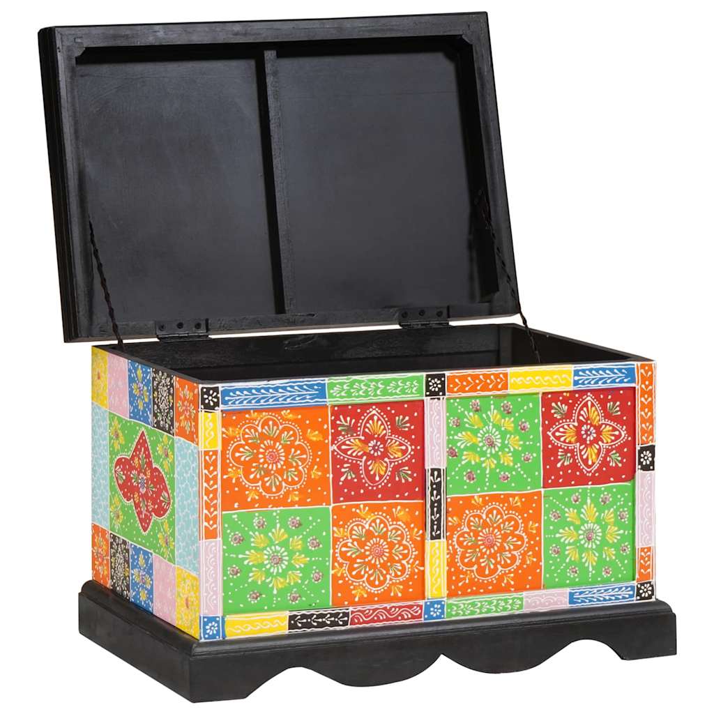 Storage Box Multicolour 60 x 40 x 40 cm Solid Mango wood