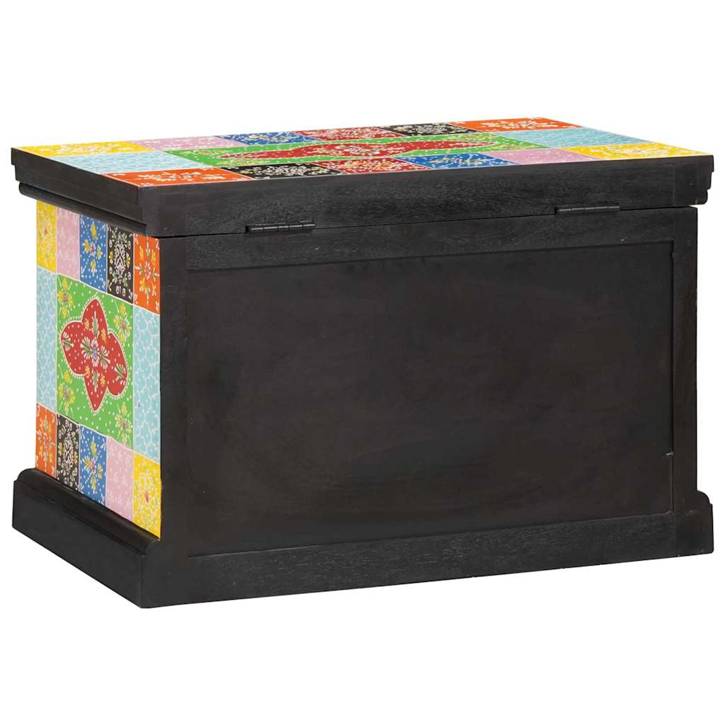Storage Box Multicolour 60 x 40 x 40 cm Solid Mango wood