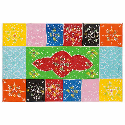 Storage Box Multicolour 60 x 40 x 40 cm Solid Mango wood