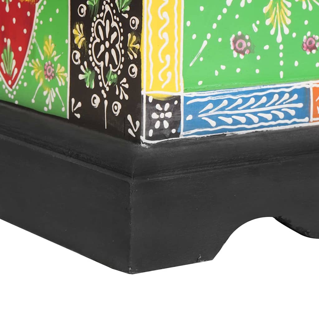 Storage Box Multicolour 40 x 30 x 30 cm Solid Mango wood