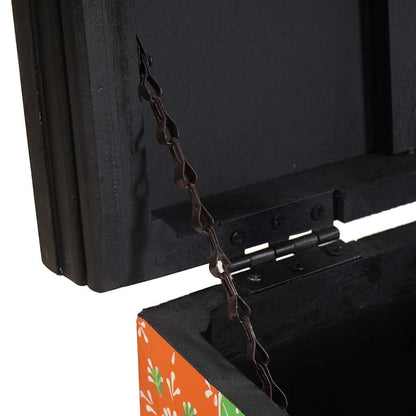 Storage Box Multicolour 40 x 30 x 30 cm Solid Mango wood