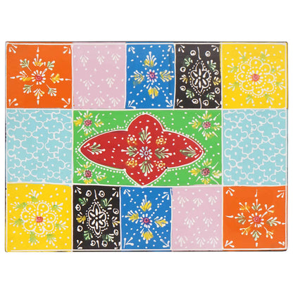 Storage Box Multicolour 40 x 30 x 30 cm Solid Mango wood