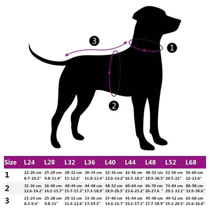 Dog Coat with Harness Waterproof Reflective Purple 6XL