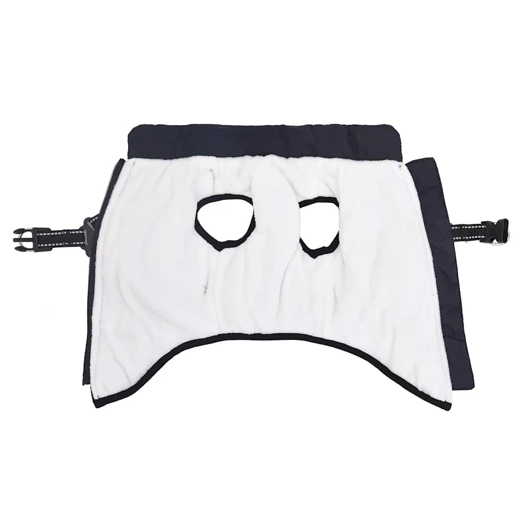 Dog Coat with Harness Waterproof Reflective Navy Blue L