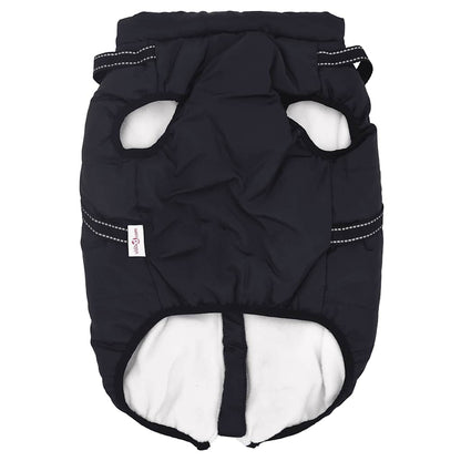 Dog Coat with Harness Waterproof Reflective Navy Blue 4XL