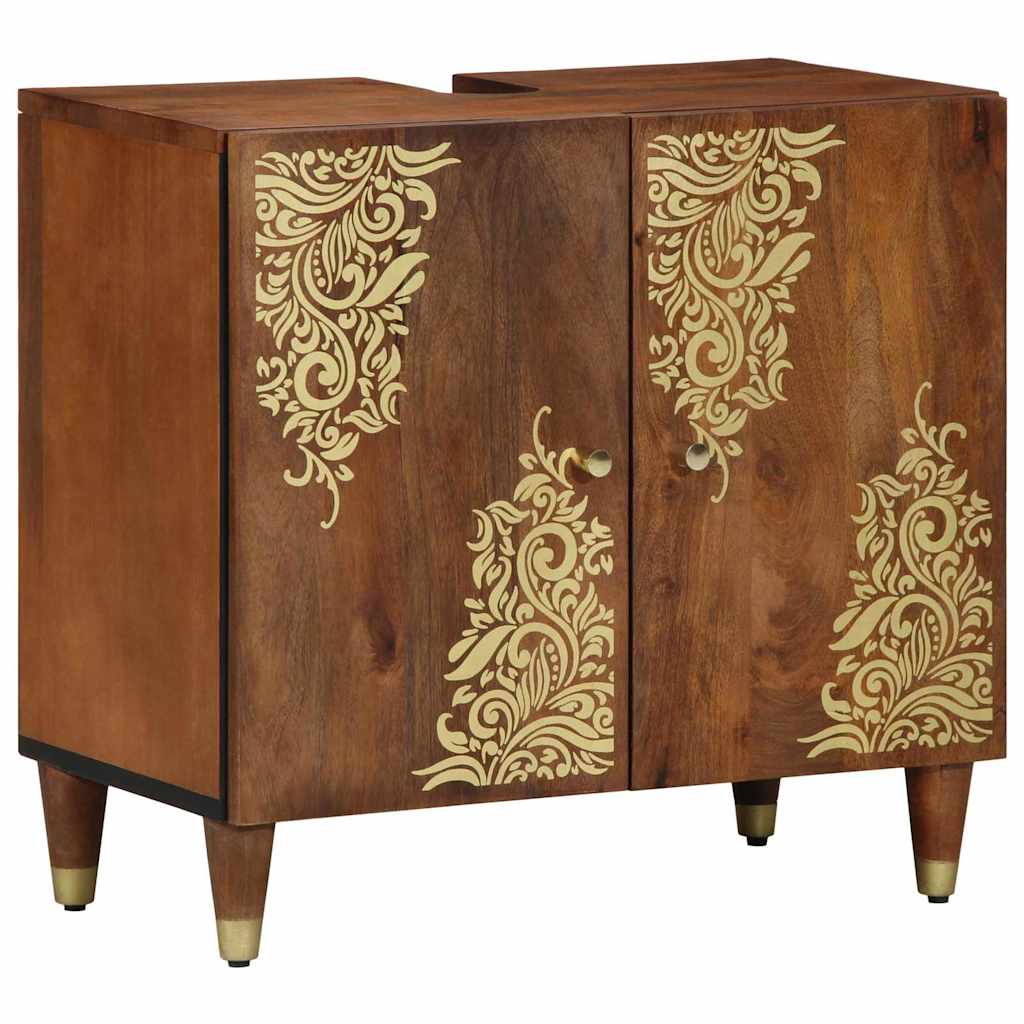 Bathroom Furniture Set 5 pcs Honey brown 62 x 33 x 58 cm