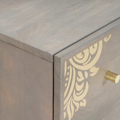 Bathroom Furniture Set with Drawer 3 pcs Grey 62 x 33 x 58 cm