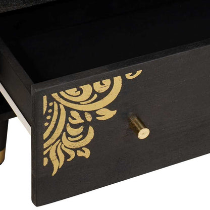 Bathroom Cabinet Set with Drawer 3 pcs Black 180 x 33 x 75 cm