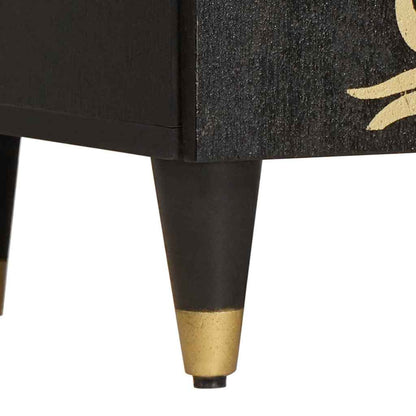 Bathroom Cabinet Set with Drawer 3 pcs Black 180 x 33 x 75 cm