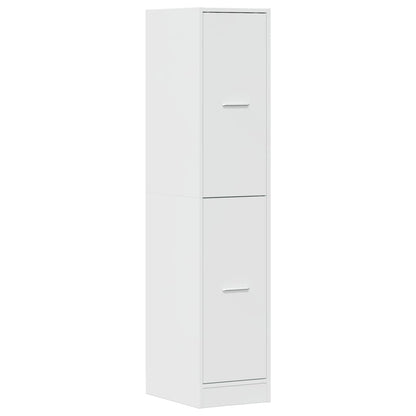 Apothecary Cabinet High Gloss White 30x41x144.5 cm Engineered Wood
