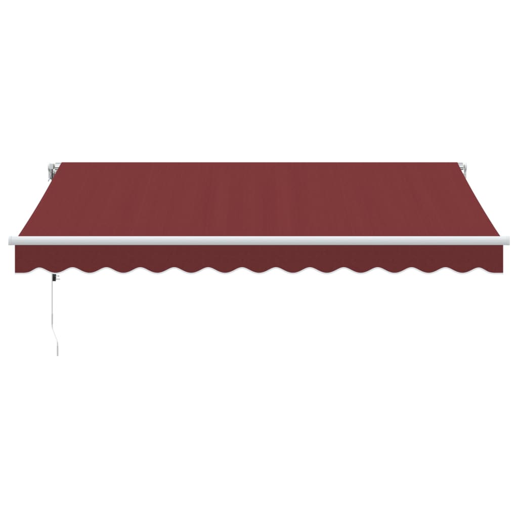 Automatic Retractable Awning Burgundy 350x250 cm