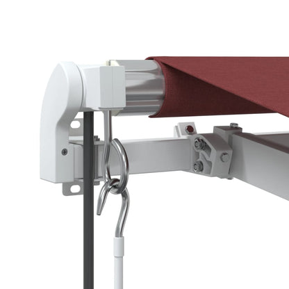 Automatic Retractable Awning Burgundy 350x250 cm