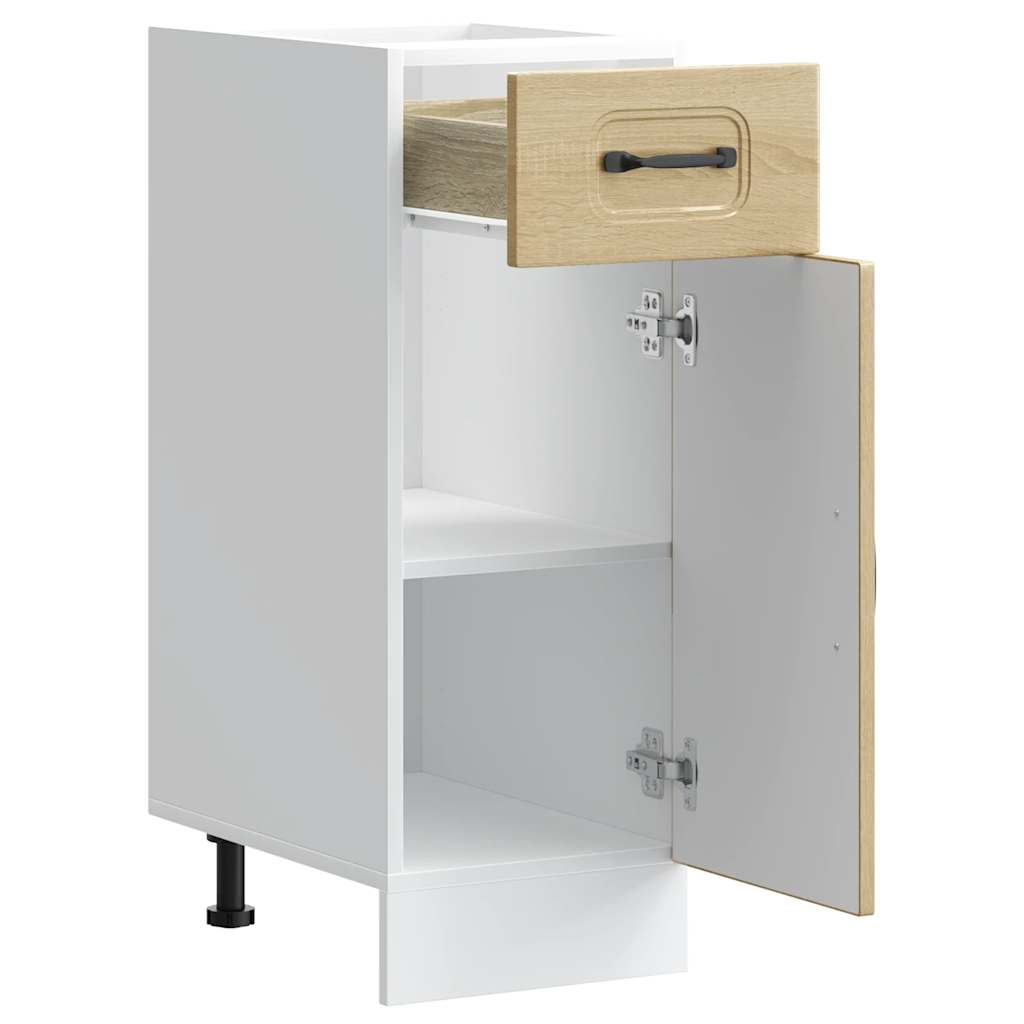 Kitchen Base Cabinet Kalmar Sonoma Oak Engineered Wood