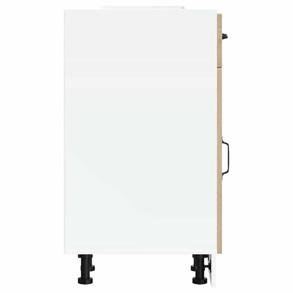 Kitchen Base Cabinet Kalmar Sonoma Oak Engineered Wood