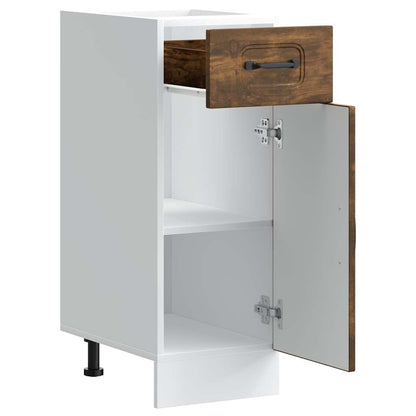 Kitchen Base Cabinet Kalmar Smoked Oak Engineered Wood