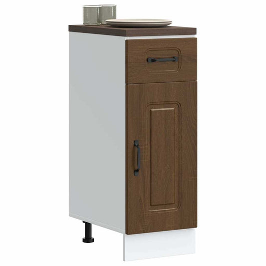 Kitchen Base Cabinet Kalmar Brown Oak Engineered Wood