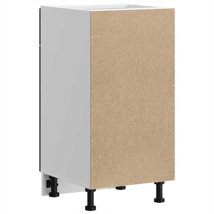 Kitchen Base Cabinet Kalmar Black Engineered Wood