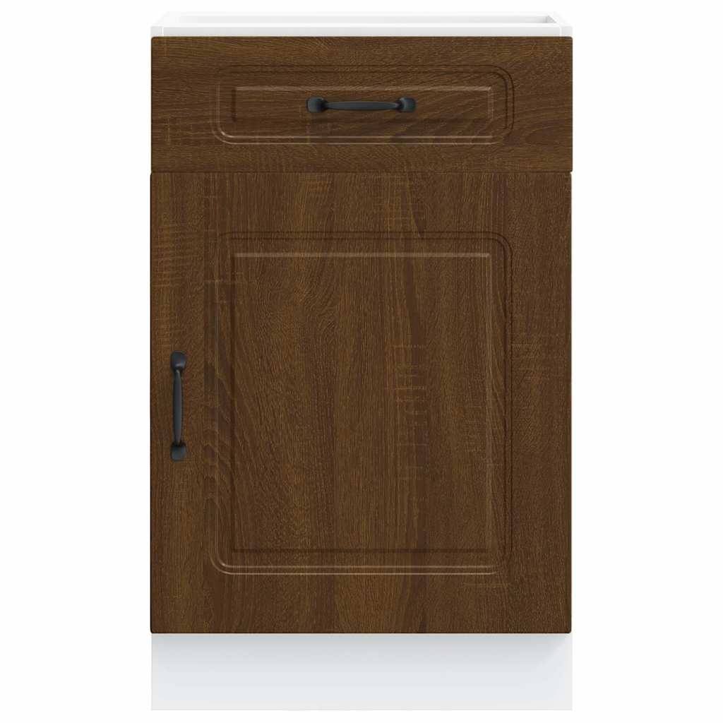 Kitchen Base Cabinet Kalmar Brown Oak Engineered Wood