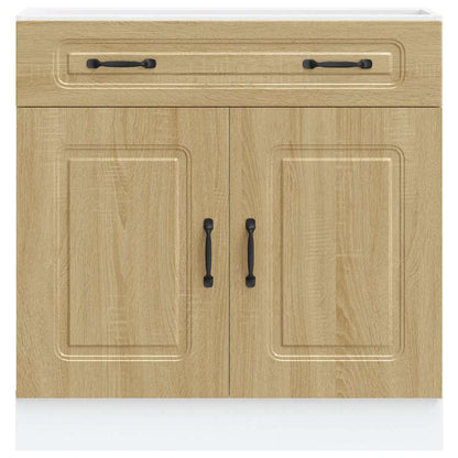 Kitchen Base Cabinet Kalmar Sonoma Oak Engineered Wood