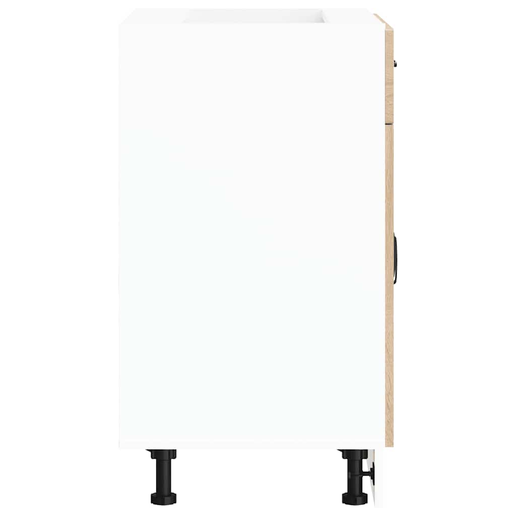 Kitchen Base Cabinet Kalmar Sonoma Oak Engineered Wood