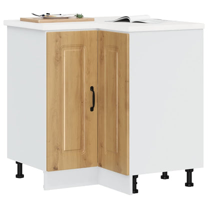 Kitchen Corner Base Cabinet Kalmar Artisan Oak Engineered Wood