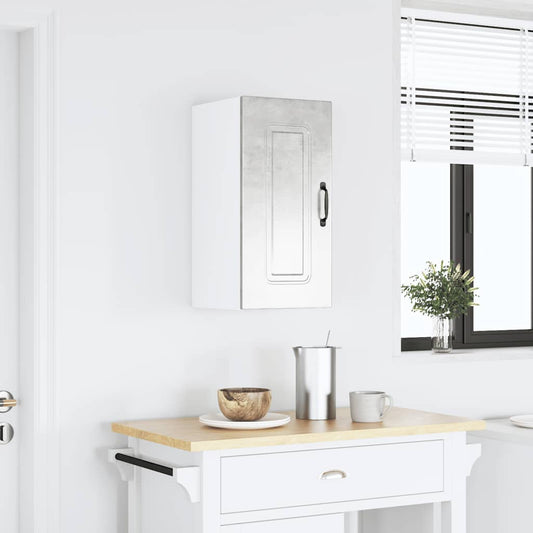 Kitchen Wall Cabinet Kalmar Concrete Grey Engineered Wood