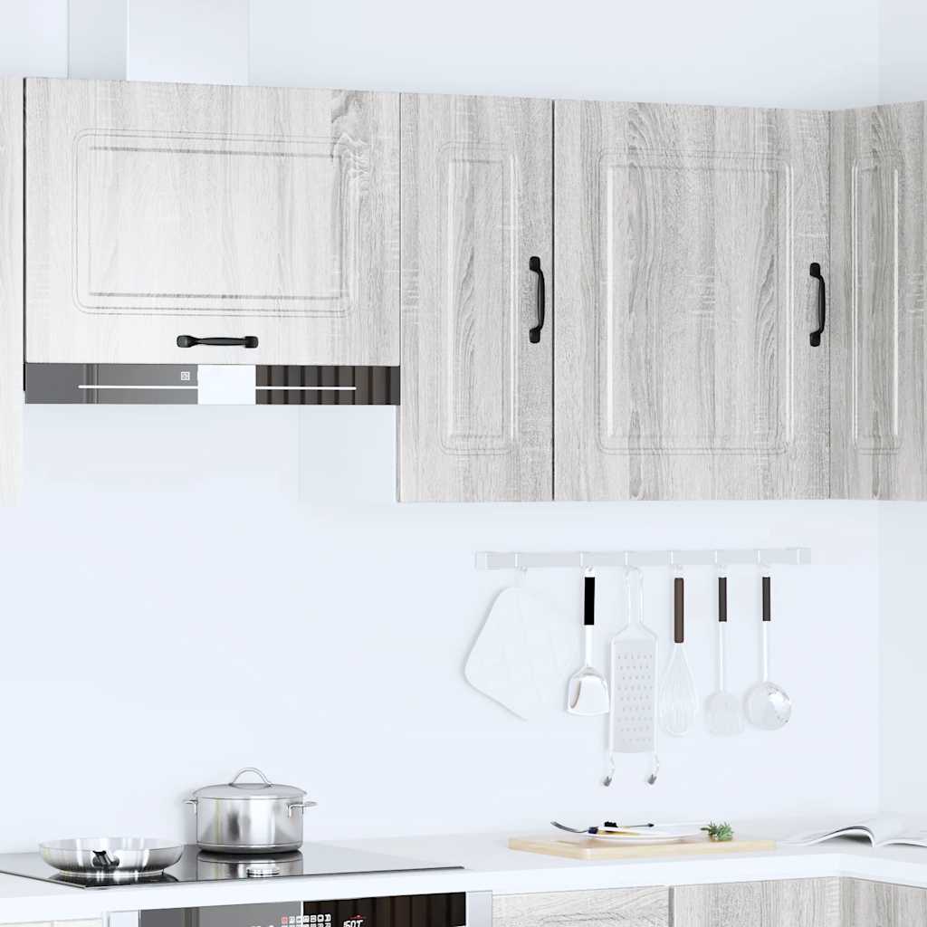 Kitchen Wall Cabinet Kalmar Grey Sonoma Engineered Wood