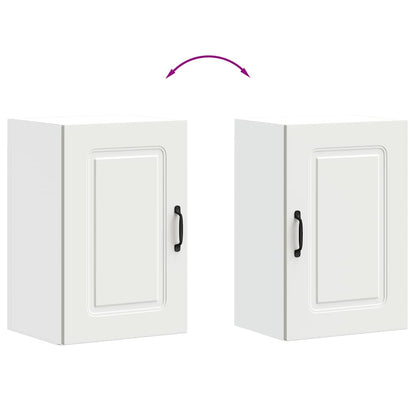 Kitchen Wall Cabinet Kalmar White Engineered Wood