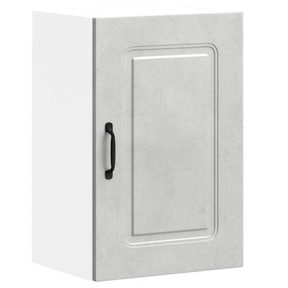 Kitchen Wall Cabinet Kalmar Concrete Grey Engineered Wood