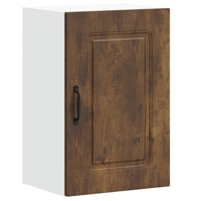Kitchen Wall Cabinet Kalmar Smoked Oak Engineered Wood