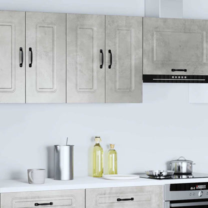 Kitchen Wall Cabinet Kalmar Concrete Grey Engineered Wood