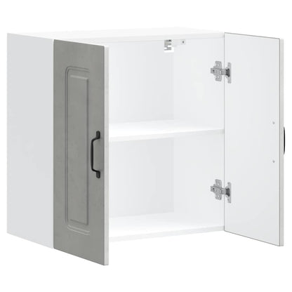 Kitchen Wall Cabinet Kalmar Concrete Grey Engineered Wood