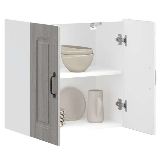 Kitchen Wall Cabinet Kalmar Grey Sonoma Engineered Wood