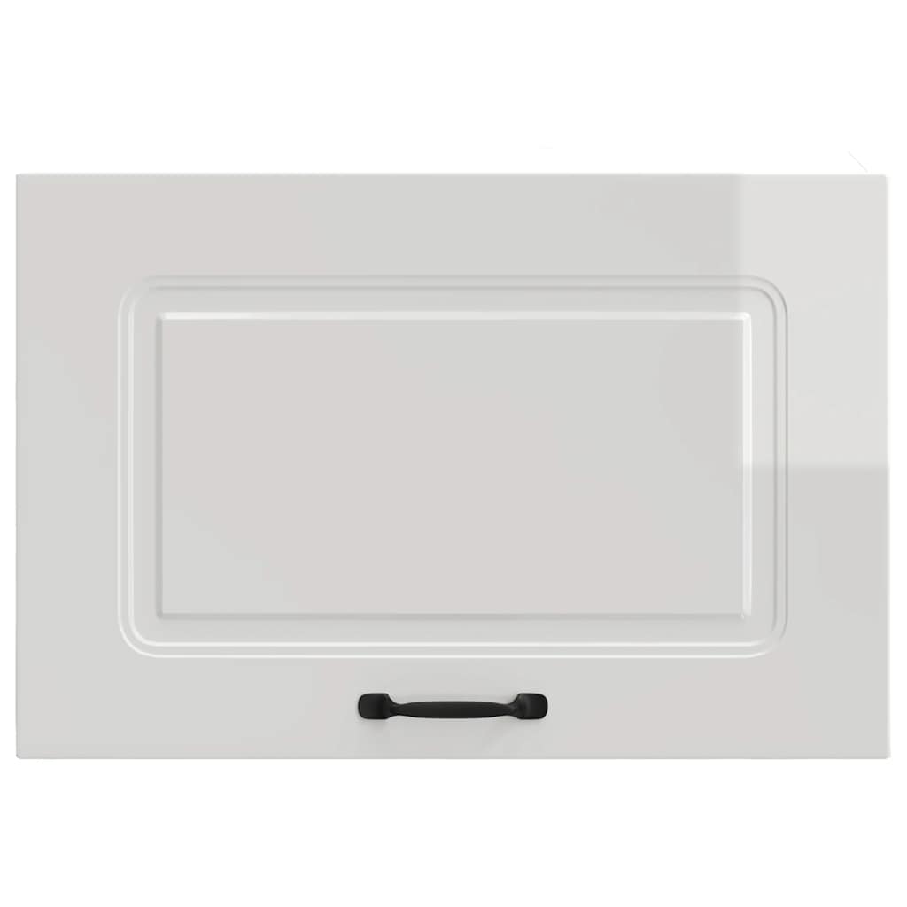 Kitchen Wall Cabinet Kalmar High Gloss White Engineered Wood