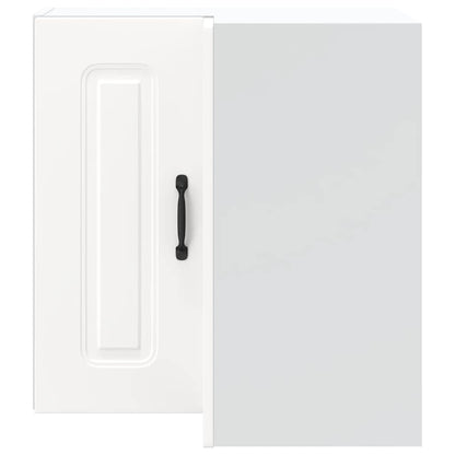 Kitchen Wall Corner Cabinet Kalmar White Engineered Wood
