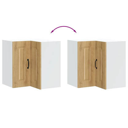 Kitchen Wall Corner Cabinet Kalmar Artisan Oak Engineered Wood