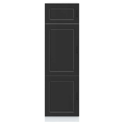 Kitchen Cupboard Kalmar Black Engineered Wood