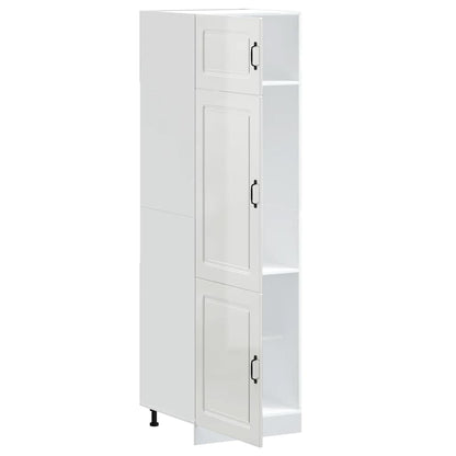 Kitchen Cupboard Kalmar High Gloss White Engineered Wood
