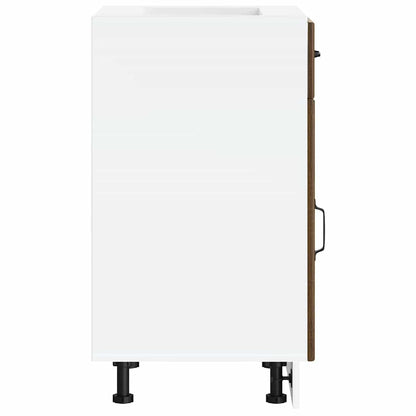 Kitchen Base Cabinet Lucca Brown Oak Engineered Wood