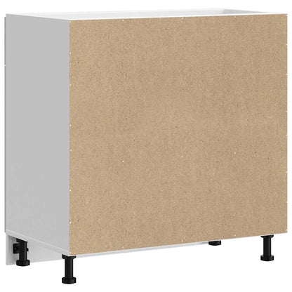 Kitchen Base Cabinet Lucca White Engineered Wood