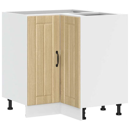 Kitchen Corner Base Cabinet Lucca Sonoma Oak Engineered Wood