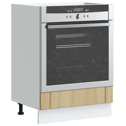Oven Cabinet Lucca Sonoma Oak Engineered Wood