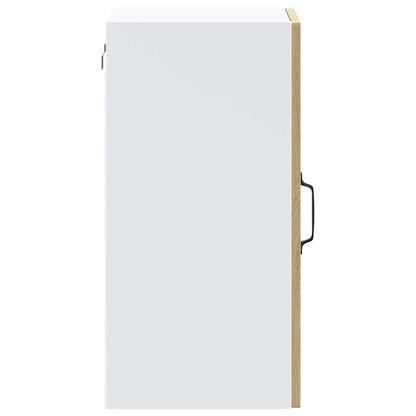 Kitchen Wall Cabinet with Glass Door Lucca Sonoma Oak