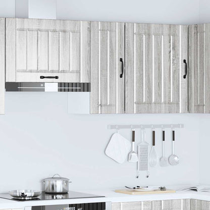 Kitchen Wall Cabinet Lucca Grey Sonoma Engineered Wood