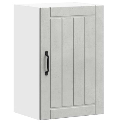 Kitchen Wall Cabinet Lucca Concrete Grey Engineered Wood