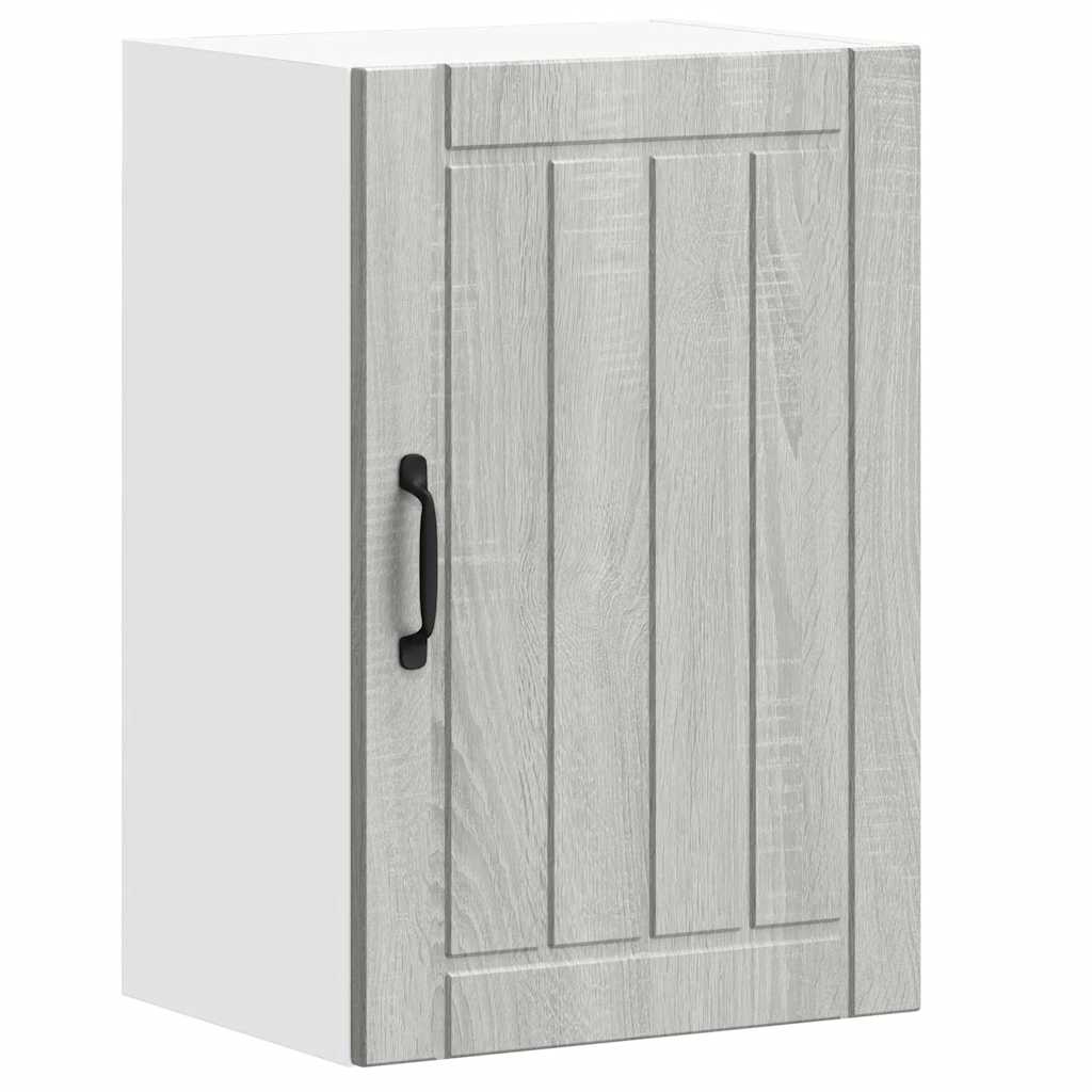 Kitchen Wall Cabinet Lucca Grey Sonoma Engineered Wood
