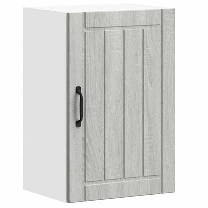 Kitchen Wall Cabinet Lucca Grey Sonoma Engineered Wood