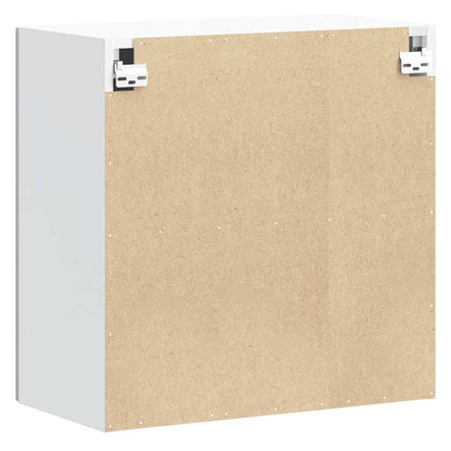 Kitchen Wall Cabinet Lucca High Gloss White Engineered Wood