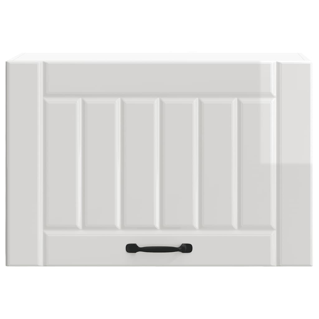 Kitchen Wall Cabinet Lucca High Gloss White Engineered Wood